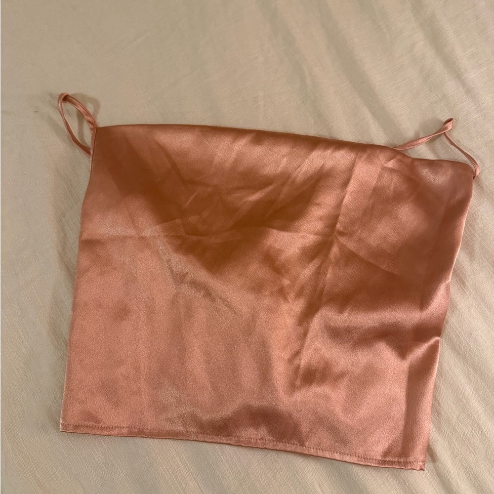 Parisian Works Rose Gold Satin Cami